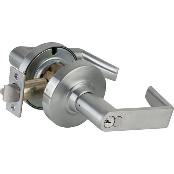 Schlage Commercial ND93RRHO626 ND Series Vandlgard Vestibule Large Format C Keyway Rhodes Lockset 13-247 Latch 10-025 ND93RRHO626 - main